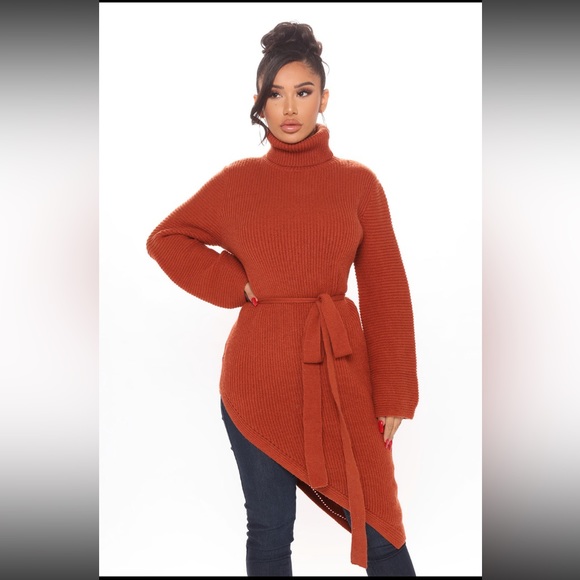 Wrap Star Asymmetrical Sweater - Picture 4 of 7